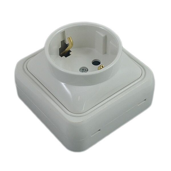 Priza, Simpla,Mini Culoarea Alba,Gema