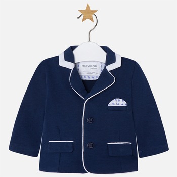 Sacou elegant baieti Mayoral 1404TI18BLM, Bleumarin, 1-2 luni Sacou elegant baieti Mayoral 1404TI18BLM, Bleumarin, 1-2 luni