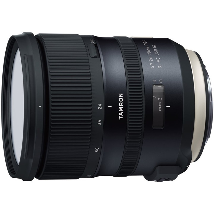 Obiectiv Tamron, 24-70 F / 2.8 pentru Nikon, Di, VC, USD, G2 cu un filtru UV de 82 mm