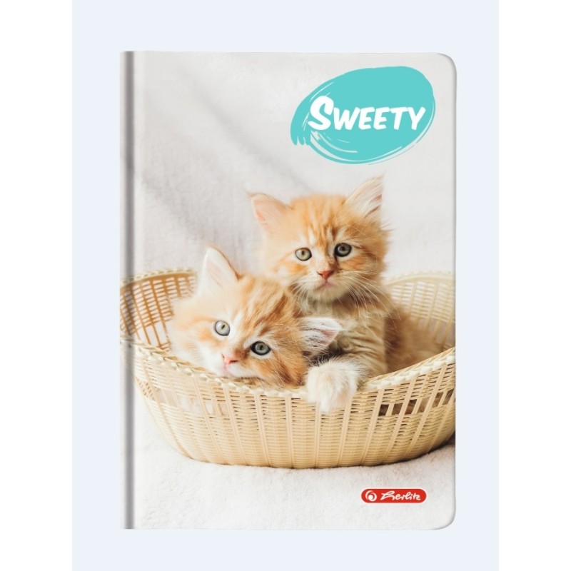 Agenda Nedatata Herlitz Sweety A6 352 file Motiv Kittens