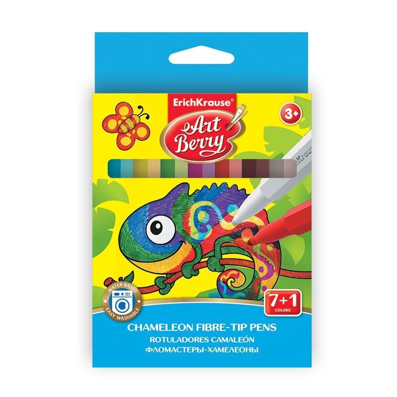 Carioci lavabile Erichkrause Artberry Chameleon 8 buc/set