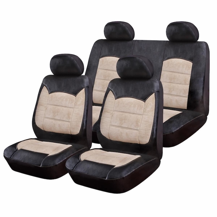 Комплект калъфи за седалки Kia Besta - RoGroup Luxury 9 части