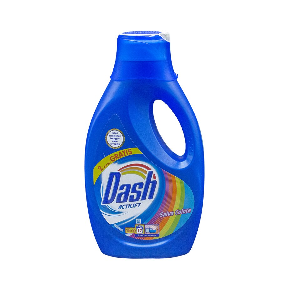 Detergent lichid Dash Actilift Salva Colore 17 spalari 935 ml