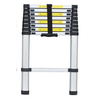 Scara telescopica din aluminiu STRATEGIC lungime 290 cm, 10 trepte Scara telescopica din aluminiu STRATEGIC lungime 290 cm, 10 trepte