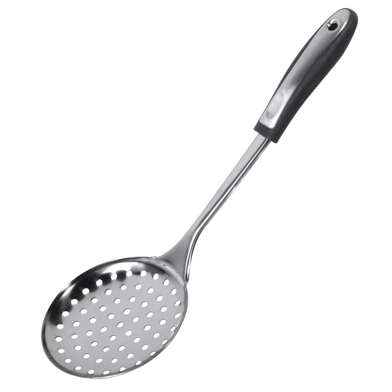 Spumiera , Zola, de bucatarie, cu gauri, din metal + plastic, 35 cm