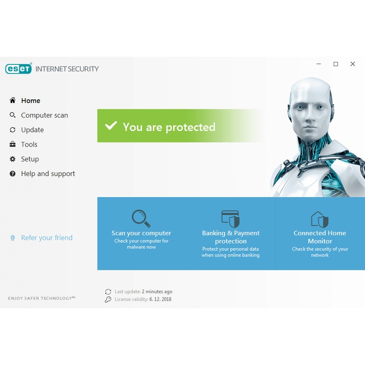 ESET Internet Security, 2 Ani, 1 PC, Editia 2023