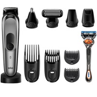 aparat de ras si tuns braun mgk7021 10-in-1 tehnologie autosensing 4 piepteni 4 accesorii aparat de ras gillette flexball acumulator negrugri imagen 13_0_
0