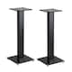 Stand pentru boxe de raft BLACKMOUNT BP1 din Aluminiu si Sticla - 2 bucati