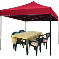 cort pavilion pliabil culinaro 3x3m otel cu panza impermeabila rosu cu set masa cu 4 scaune4 pernefata de masa imagen 10_0_
0