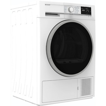 Uscator de rufe SHARP KD-GHB7S7GW2-EE, 7Kg, A++, alb Uscator de rufe SHARP KD-GHB7S7GW2-EE, 7Kg, A++, alb