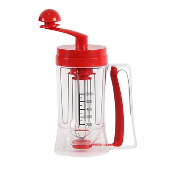 Aparat manual pentru preparat clatite si prajituri, awwaline, rosu Aparat manual pentru preparat clatite si prajituri, awwaline, rosu