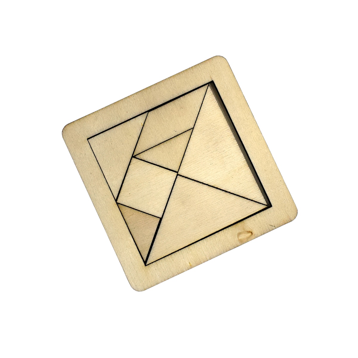 Joc Educativ Tangram din Lemn