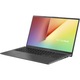 Laptop ASUS VivoBook 15 X512UA cu procesor Intel® Core™ i3-7020U Kaby Lake, 15.6", Full HD, 4GB, 128GB SSD, Intel® HD graphics 620, Windows 10 Home S, Slate Gray