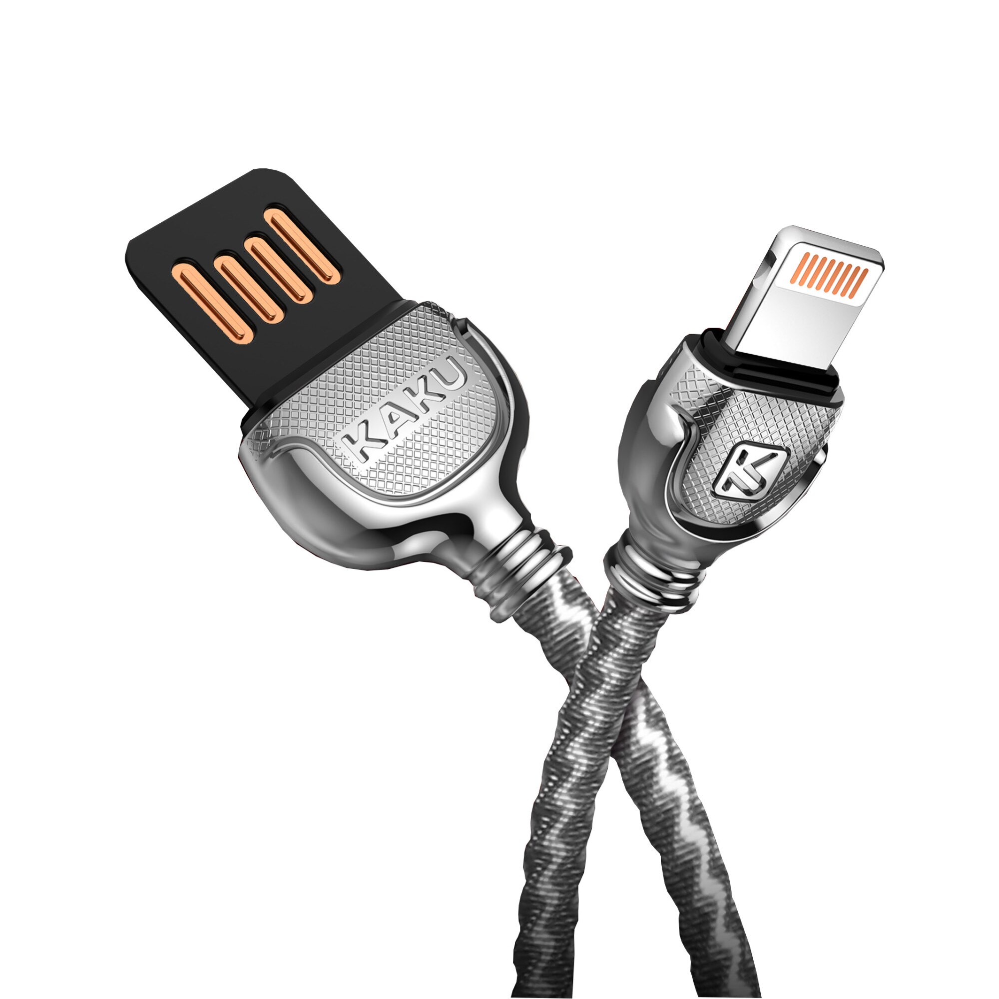 Cablu Ikaku de date/incarcare, Fast charging USB 2.8, Android , Type C, 1m, Negru