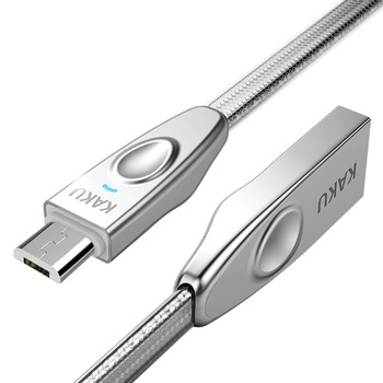 Cablu Ikaku de date/incarcare, cu LED, Fast charging USB 2.1, Apple, Lightning, 1m, Negru Cablu Ikaku de date/incarcare, cu LED, Fast charging USB 2.1, Apple, Lightning, 1m, Negru