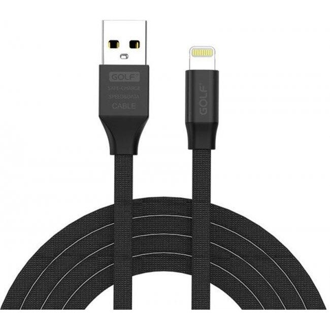 Cablu Golf Soft Textil Lightning 1m Negru