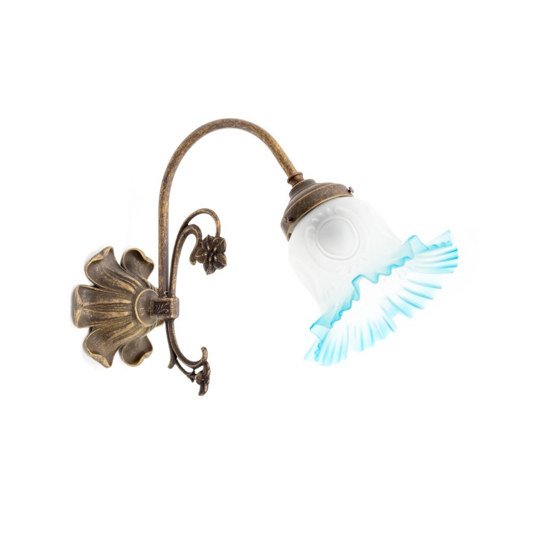 Aplica de Perete 1 Bec ArtNouveau , Vintage / Retro , Alama , Culoare Bronz Antichizat Br-089 Abj-007