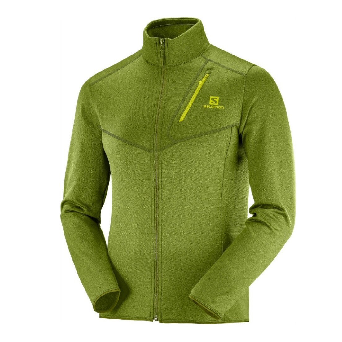 Fleece Drumetie Salomon Discovery Fz Barbati Verde M