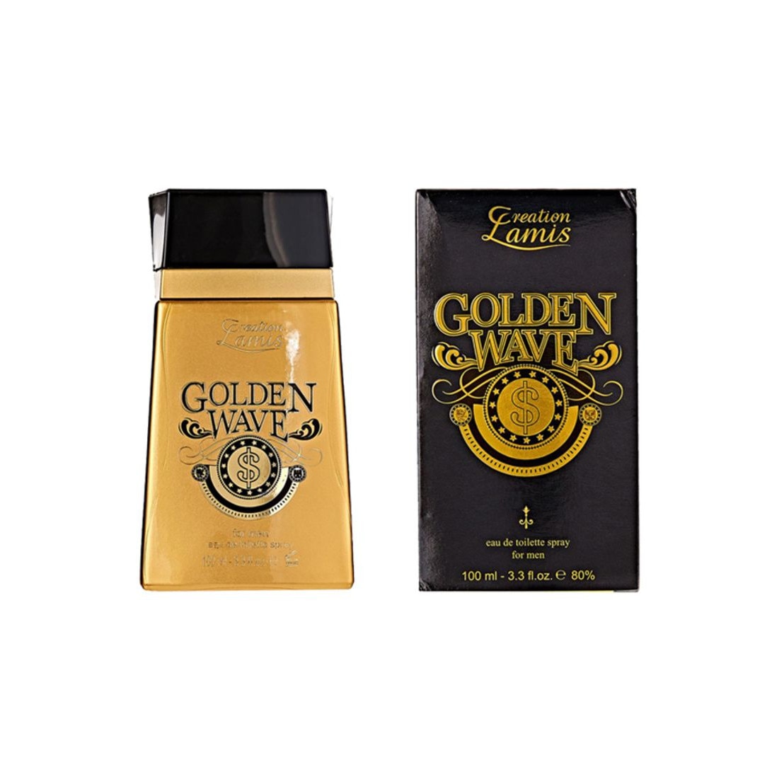 Apa de toaleta Creation Lamis Golden Wave, barbati, 100 ml