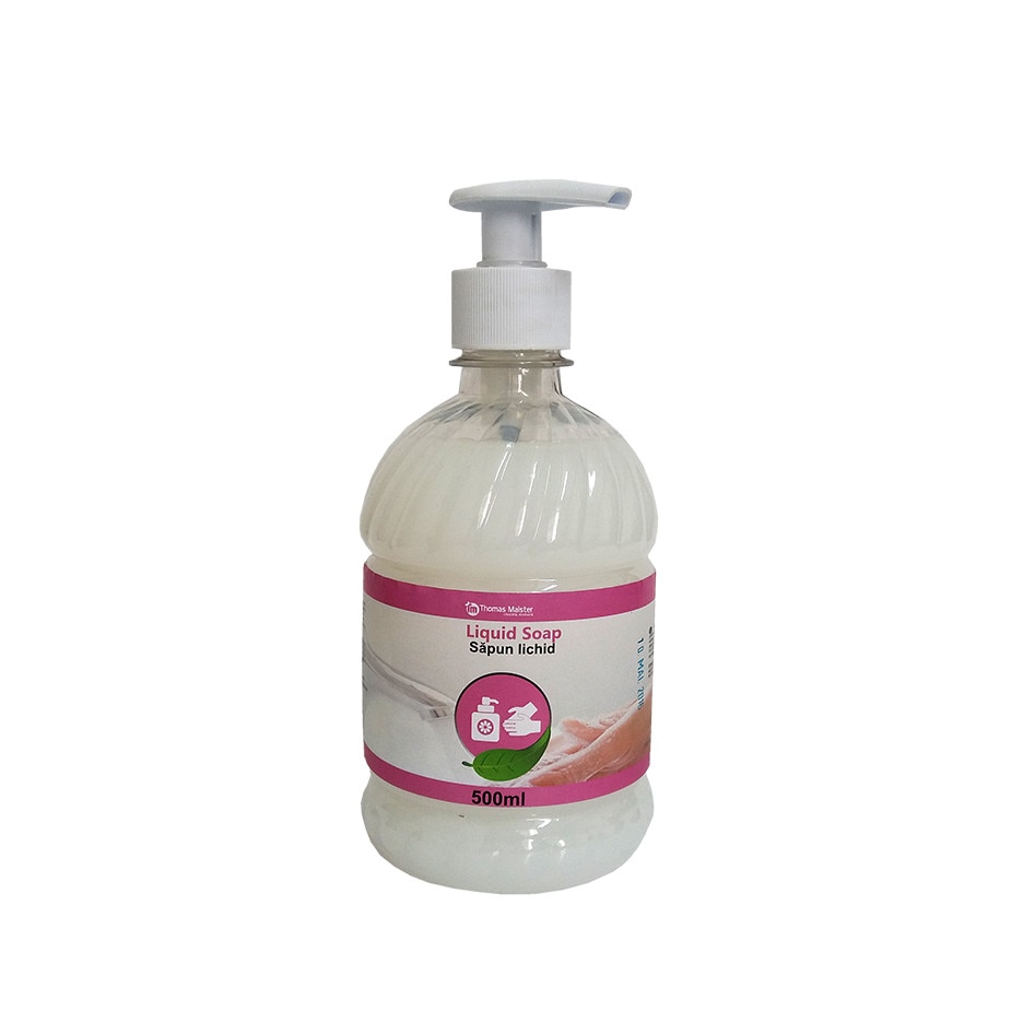 Sapun lichid Thomas Maister 500 ml alb cu pompita, parfum orchidee