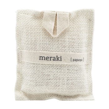 Manusa de baie din iuta cu Papaya, Meraki, 1 buc Manusa de baie din iuta cu Papaya, Meraki, 1 buc