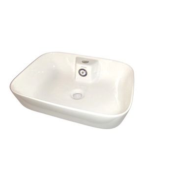 Lavoar pe blat Sofia, 50 x 36.5 cm, ceramica antibacteriana, alb Lavoar pe blat Sofia, 50 x 36.5 cm, ceramica antibacteriana, alb