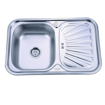 Chiuveta Sanitec SN9030S, pentru blat75 X49cm stanga, anticalcar, inox Chiuveta Sanitec SN9030S, pentru blat75 X49cm stanga, anticalcar, inox