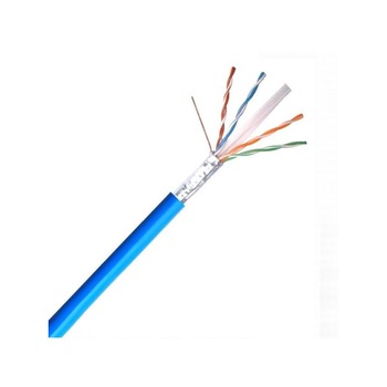 Cablu FTP CAT6 cupru albastru rola 305 metri, TED Cablu FTP CAT6 cupru albastru rola 305 metri, TED