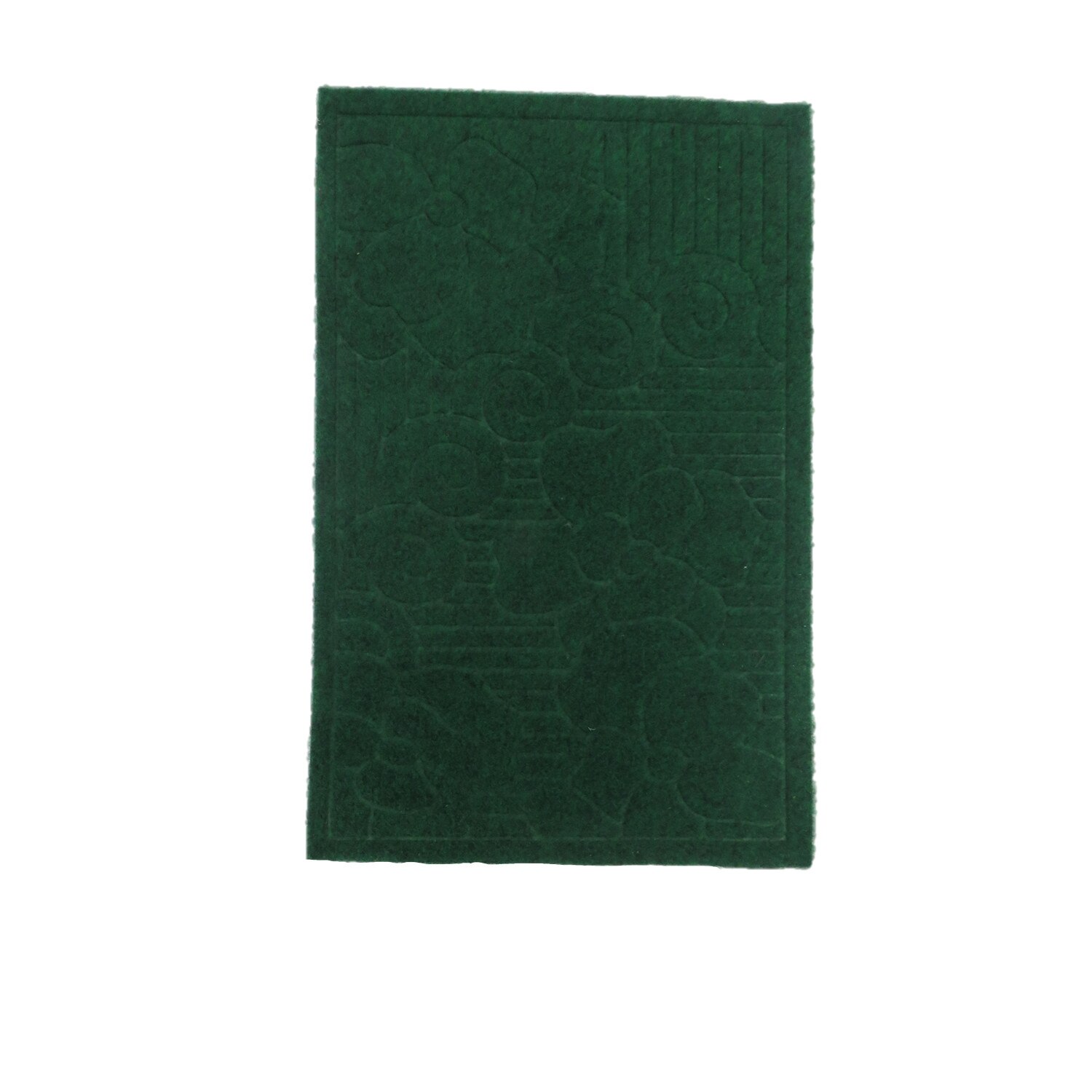Covoras pentru usa,textil cauciucat,verde,38 cm x 57 cm