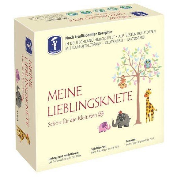 Primul meu set de modelaj Feuchtmann, 4 cutiute cu plastilina, 600 grame