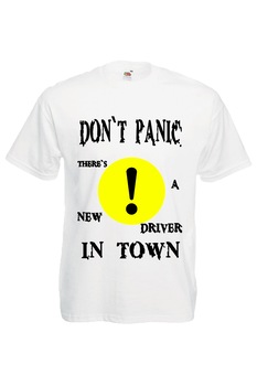 Tricou barbatesc personalizat New driver in town Tricou barbatesc personalizat New driver in town