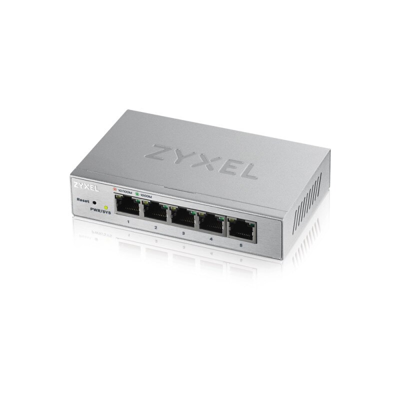 Switch Zyxel GS1200-5 , 5 x 10/100/1000 Mbps , Web Management