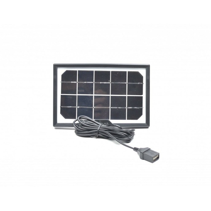 Преносим поликристален фотоволтаичен слънчев панел за зареждане на телефони и USB вход-CL-518WP-EDY®