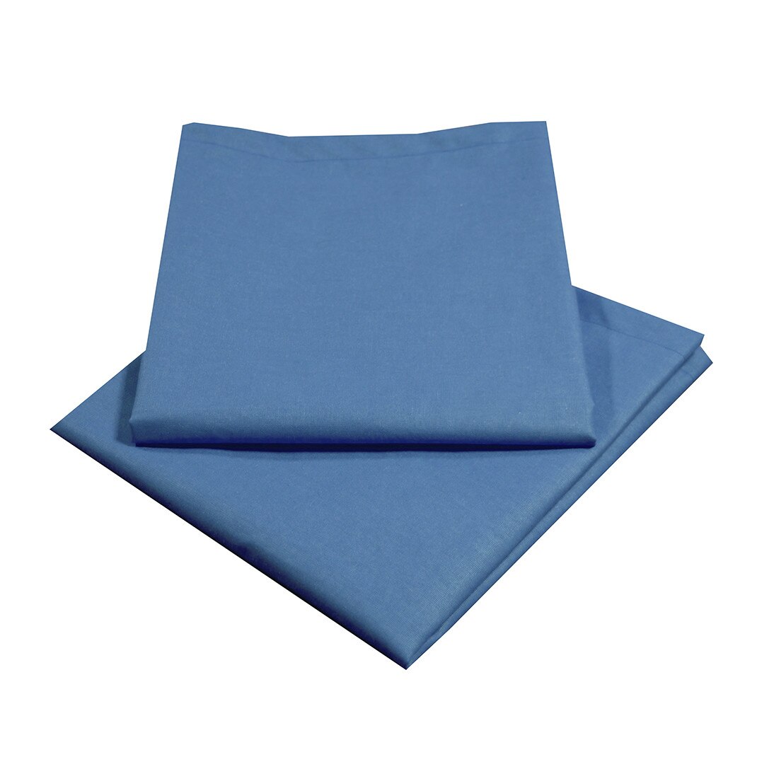 Set 2 fete de perna, Unicolor albastru deschis, 70x70 cm - 2FPN-70-19