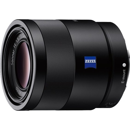 Обектив Sony Sonnar T*, FE mount, 55 мм, F1.8 ZA, Черен