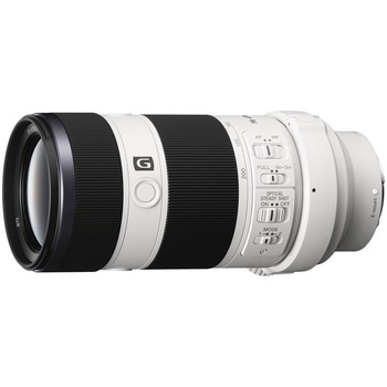 Obiectiv Sony, montura FE, 70-200 mm, F4 G OSS, Alb Obiectiv Sony, montura FE, 70-200 mm, F4 G OSS, Alb