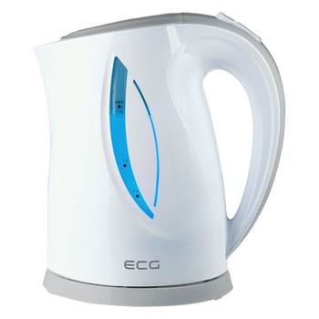 Cana electrica fierbator ECG RK 1758 gri, 1,7 L, 2000 W, plastic de calitate BPA FREE Cana electrica fierbator ECG RK 1758 gri, 1,7 L, 2000 W, plastic de calitate BPA FREE