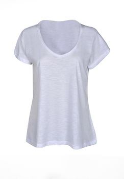 Tricou cu maneca scurta, Zola, Alb Tricou cu maneca scurta, Zola, Alb