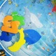 Salteluta cu apa pentru copii Tummy Time Dolphin