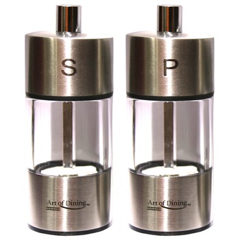 Set 2 rasnite Art of dining by Heinner, sare/piper, inox, 9 cm Set 2 rasnite Art of dining by Heinner, sare/piper, inox, 9 cm