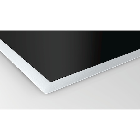 Plita incorporabila Bosch PVS645FB5E, Inductie, 4 zone de gatit, PowerBoost, QuickStart, Timer, Touch Control, 60 cm, Negru