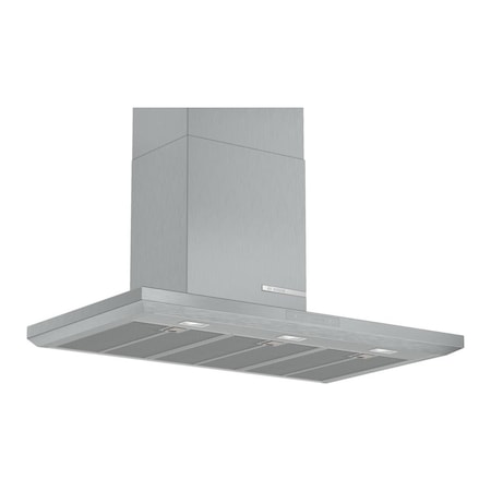 Hota incorporabila decorativa Bosch DWB97LM50, Putere de absorbtie 697 mc/h, TouchControl, Motor EcoSilence Drive, Iluminare LED, Clasa A, 90 cm, Inox