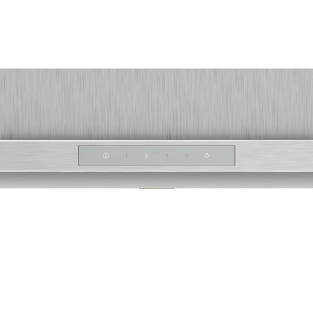 Hota incorporabila decorativa Bosch DWB97LM50, Putere de absorbtie 697 mc/h, TouchControl, Motor EcoSilence Drive, Iluminare LED, Clasa A, 90 cm, Inox