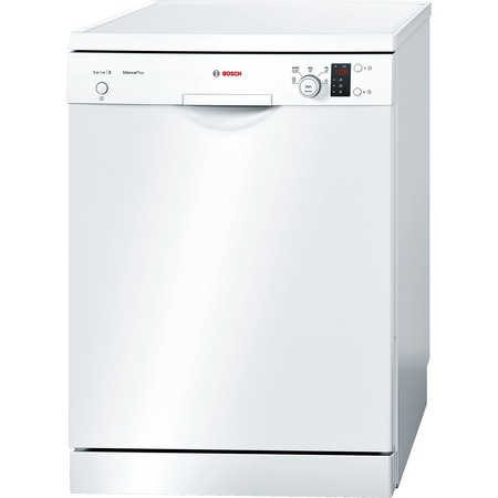 Masina de spalat vase Bosch SMS25AW07E, 12 seturi, 5 programe, Silence Plus, Motor EcoSilence Drive, Clasa A+, 60 cm, Alb