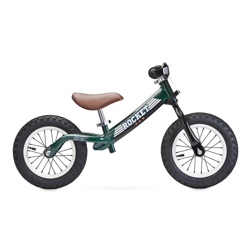 Bicicleta de Echilibru, Toyz Rocket, din Metal, Fara Pedale, Verde