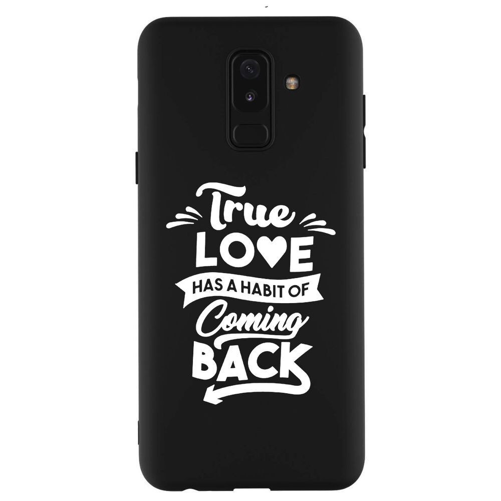 Husa Samsung Galaxy A6 Plus 2018 - Silicon Matte TPU True Love