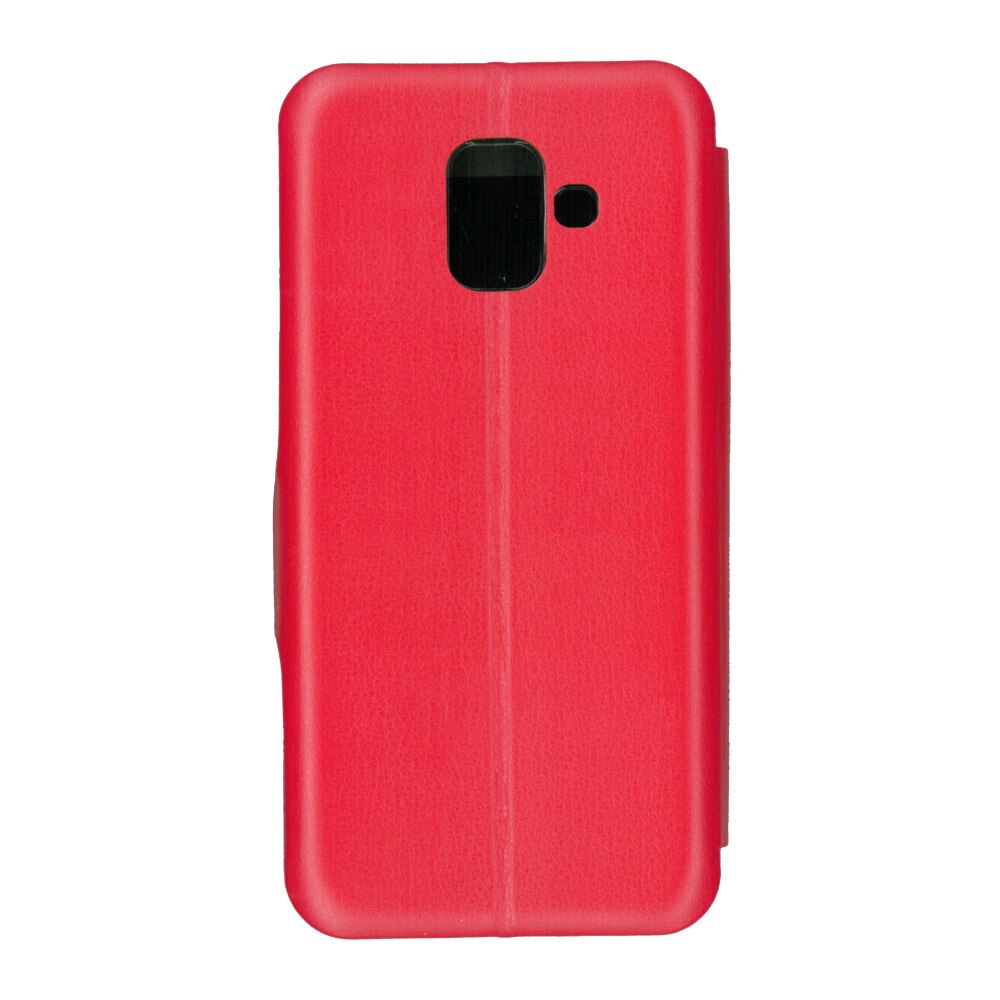 Husa de protectie tip carte, 360 Window, EuroCELL , pentru Samsung A6 2018, Rosu