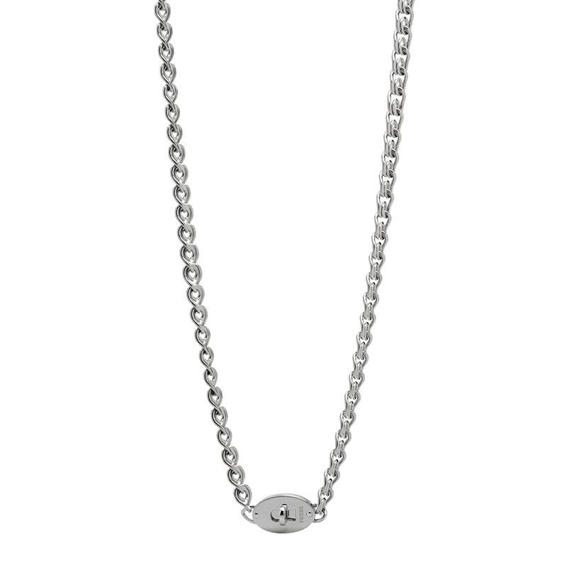 Colier Fossil Vintage JA5715040, Argintiu