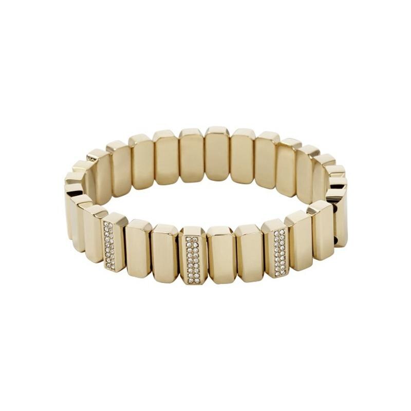 Bratara Fossil Vintage Glitz JA6671710, Auriu