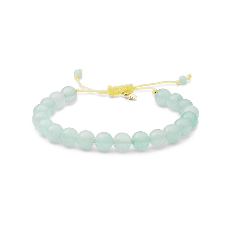 Bratara Fossil Fashion JA6900710, Auriu, Albastru